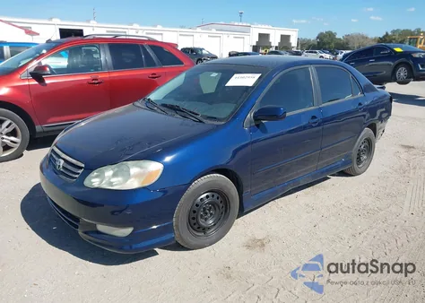 2003 Toyota Corolla S z USA, uszkodzony, nr VIN 1NXBR32E53Z139638